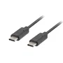 Lanberg Cable USB tipo C a USB tipo C 0,5m Negro CA-CMCM-10CU-0005-BK